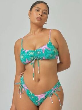 Blackbough Scrunched Top & Cheeky Bottoms Starfish Bikini